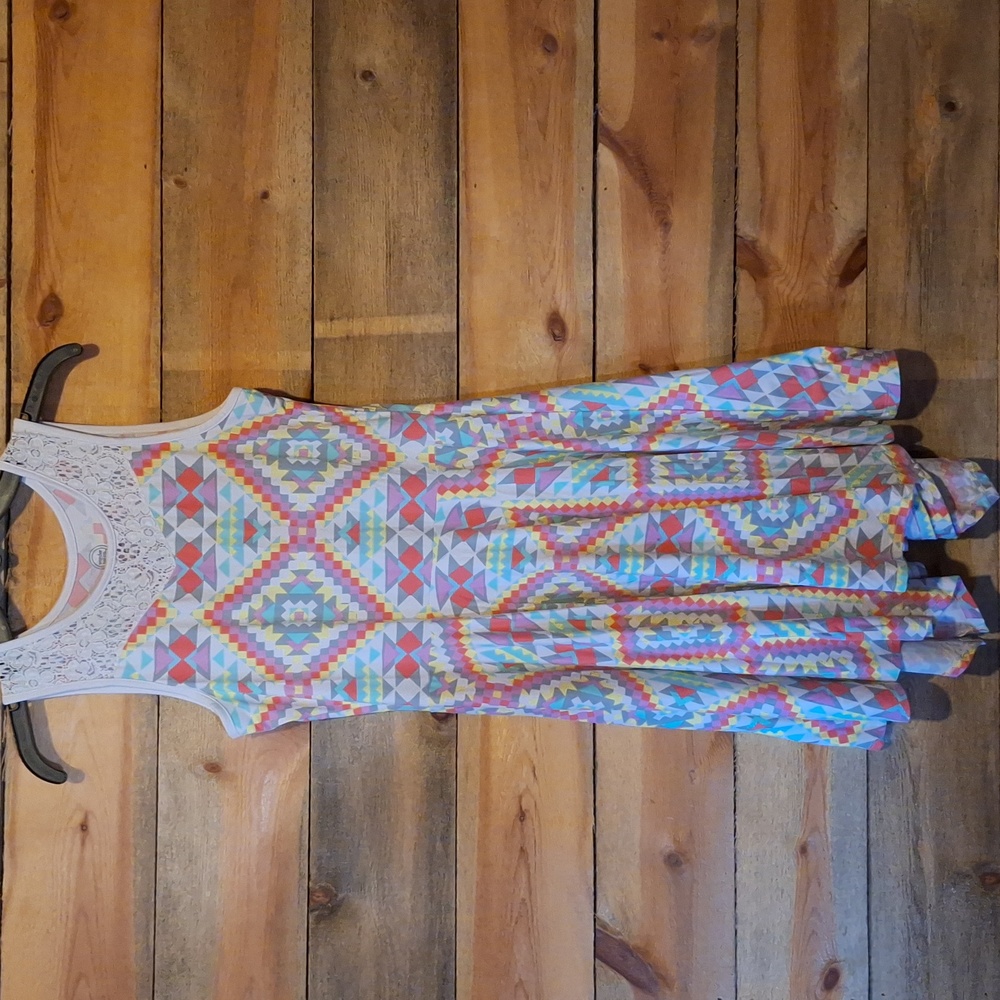Tribal print dress